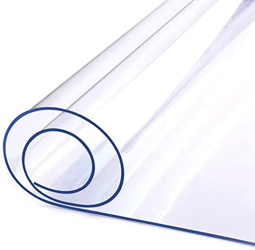Силіконове м'яке скло Прозора захисна скатертини для столу і меблів Soft Glass (1.0х1.0м) товщина 2 мм