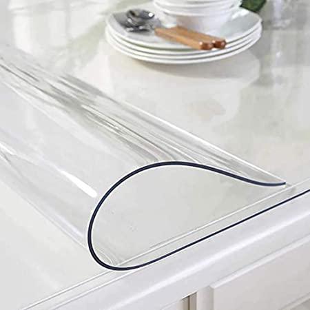 Силіконове м'яке скло Прозора захисна скатертини для столу і меблів Soft Glass (1.0х1.0м) товщина 2 мм
