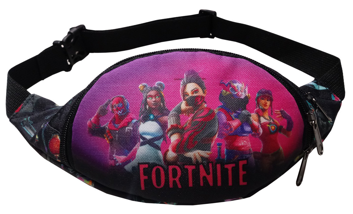 Сумка-бананка Tiger Rio Print+ Fortnite червона S219170