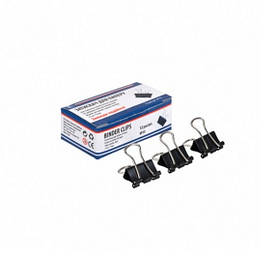 Біндер металевий 15мм, чорний