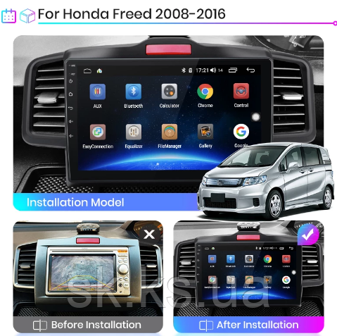 Junsun 4G Android магнітола для Honda для Honda Freed 1 2008 - 2016 wifi