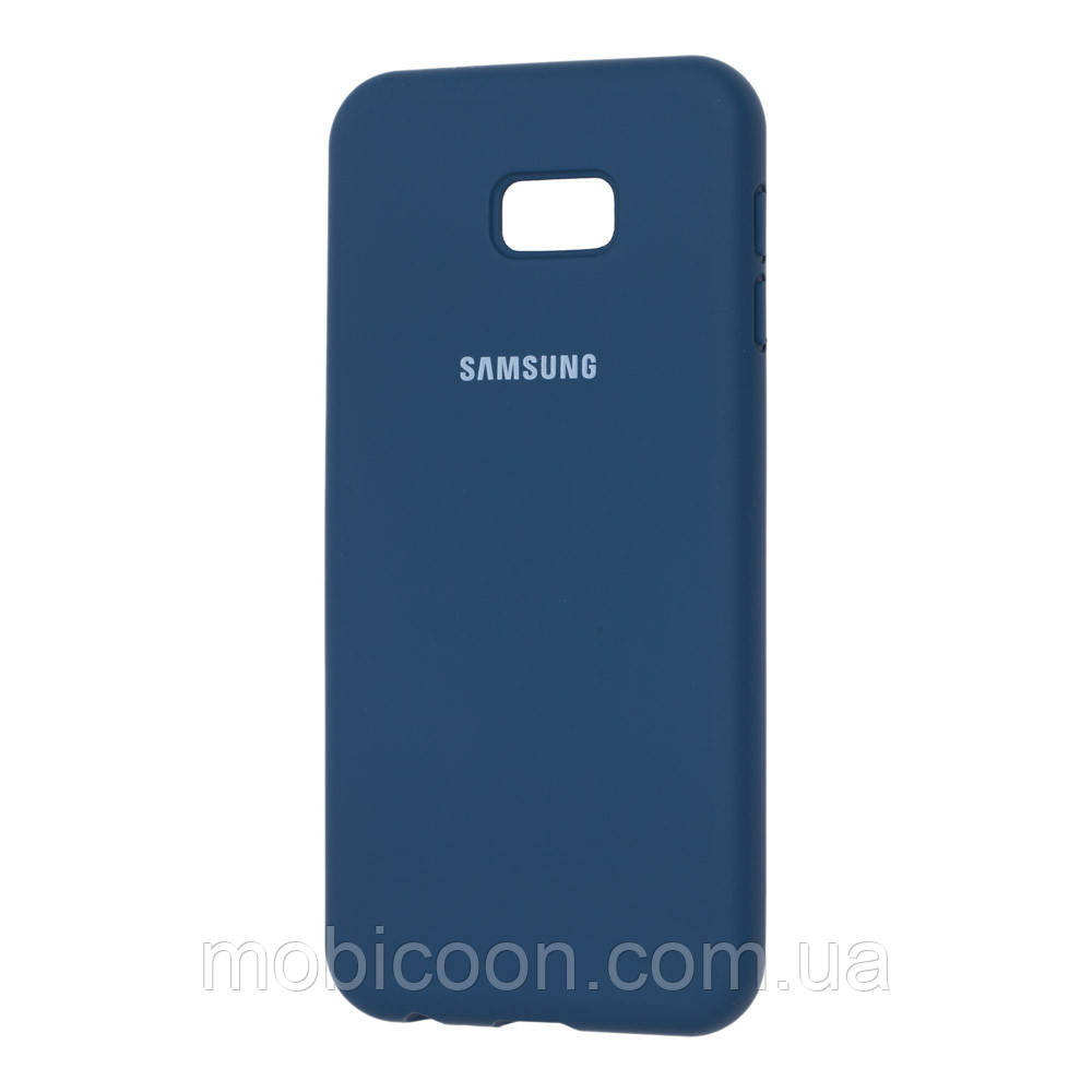 Чохол Silicone Case full для Samsung Galaxy J4 Plus 2018 Blue