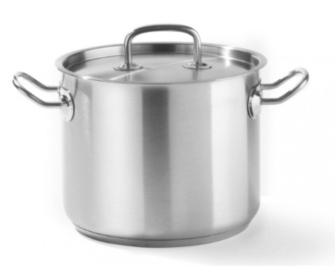 Каструля висока з кришкою Kitchen Line, 9.00 л, Ø 240x (H)200 мм 837306 Hendi