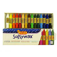 Jovi Softywax 15 цветов (930/15) мягкие восковые мелки с эффектом масляной пастели