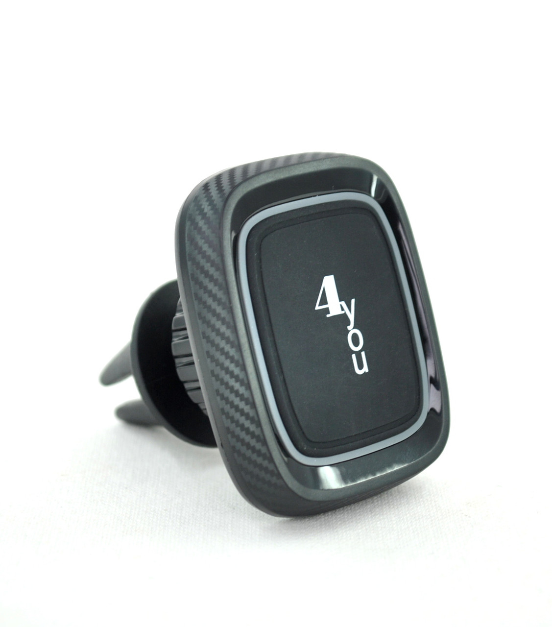 Тримач для телефону в авто Holder 4you GL1 Black (у повітропровід, потужний магніт 360°)