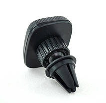 Тримач для телефону в авто 4you GL1 (у повітропровід, магнітний) Black, фото 5