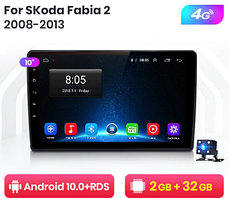 Junsun 4G Android магнітолу для Skoda Fabia 2 2005-2014 2ГБ ОЗУ + 32
