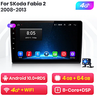 Junsun 4G Android магнітолу для Skoda Fabia 2 2005-2014 4ГБ ОЗУ + 64 + 4G