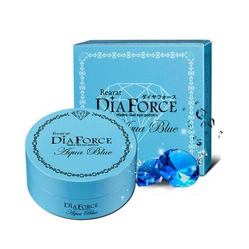 Гідрогелеві патчі для очей з пудрою сапфіра Rearar DiaForce Hydro-Gel Eye Patch M Aqua Blue 60 шт, фото 1