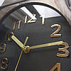 Настінний годинник на кухню "Чайник" Маленький Золото (25х31 см) Time, фото 4