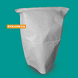 Мішок пп 40x55 (26г) на 10кг. 100шт Бакалія, фасування, під Крупу, Борошно, Висівки, Зерно, під Насіння, поліпропіленовий,, фото 5