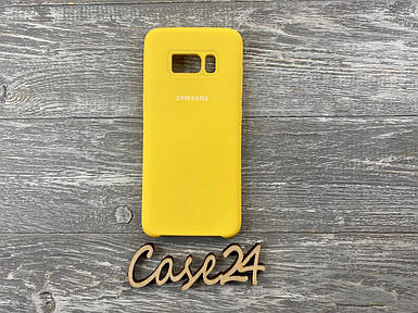 Чохол Soft touch для Samsung Galaxy S8 жовтий