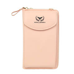 Жіночий гаманець сумочка клатч Baellerry Wallerry ZL8591 Рожевий 153983