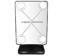 Дзеркало з підсвічуванням для макіяжу Cosmetiс Mirror 360 Rotation Angel 152821, фото 2