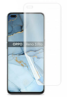 Гидрогелевая защитная пленка на OPPO Reno3 Pro на весь экран прозрачная