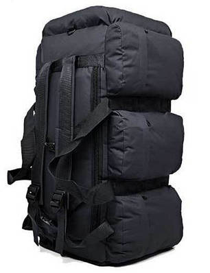 Сумка-рюкзак тактична HLV xs-90l3 90 л Black, фото 1