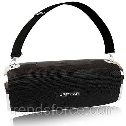 Портативна бездротова Bluetooth колонка Hopestar A6 чорна 130603, фото 2