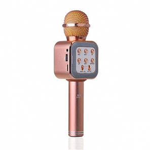 Безпровідний мікрофон караоке Wster WS1818 roze gold Рожевий 151123, фото 2