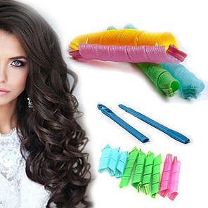 Спіральні бігуді набір 18шт Hair WavZ 50 см 132715, фото 2