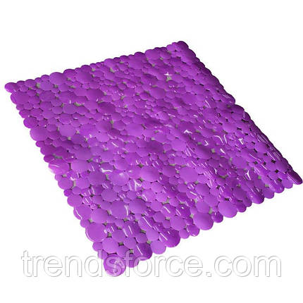 Килимок у ванну кімнату антиковзний гумовий 53х53 см Bathlux Flor de clasico 40265 132572, фото 2