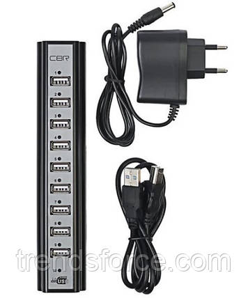 Розгаліч Usb Hub 10 Ports 220V 180888, фото 2
