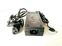 Блок живлення адаптер 12 V 3 A T пластиковий із кабелем роз'єм 5.52.5m Ukc 130697, фото 2