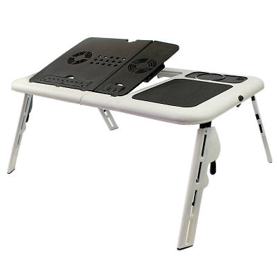 Столик для ноутбука розкладний із вентилятором E-Table LD-09 130457