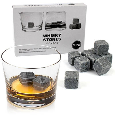 Камни для охлаждения виски 9 шт Whisky Stones mini 149501