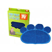 Килимок підстилка для домашніх тварин, собак і кішок Paw Print Litter Mat 130768, фото 3