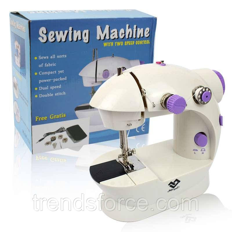 Швейна міні-машинка c педаллю 4в1 mini Sewing Machine 201 130342