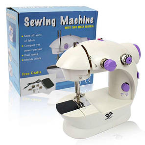 Швейна міні-машинка c педаллю 4в1 mini Sewing Machine 201 130342, фото 2