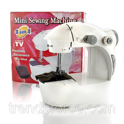 Швейна міні-машинка c педаллю 4в1 mini Sewing Machine 201 131944, фото 2