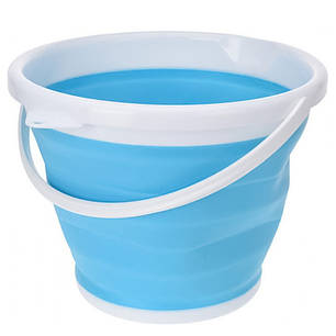 Відро 10 літрів туристичне складне Collapsible Bucket 150163, фото 2