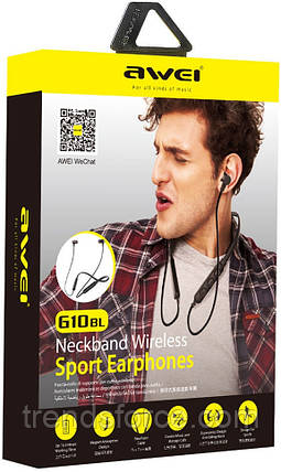 Навушники вакуумні з мікрофоном Mdr G10BL BT Awei 177890, фото 2