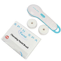 Щітка для вмивання чищення особи Spin Spa Facial Cleansing Brush 139504, фото 2