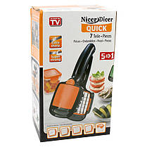 Овочерізка шатківниця з контейнером Nicer Dicer Quick 142143, фото 2