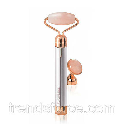 Електричний ролик - масажер для обличчя Flawless Facial Roller Massager 176933, фото 2