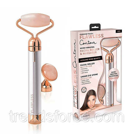 Ролик-масажер для обличчя Flawless Facial Roller Massager 176933, фото 2