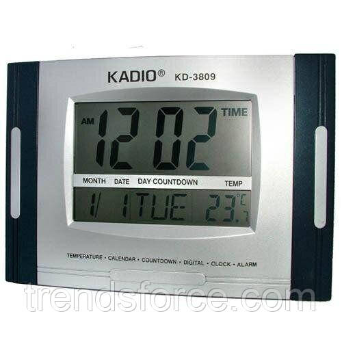 Електронні настільні цифрові годинник KK 3809N 179336