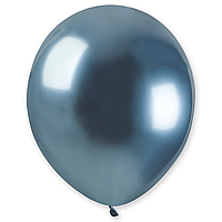 Повітряні кульки 5' хром Gemar 092 блакитний, (13 см) 100 шт.