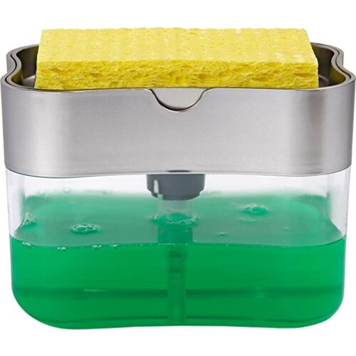 Органайзер для мочалок із дозатором мила Soap Pump Sponge Caddy 182970