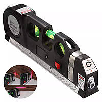 Лазерный уровень со встроенной рулеткой Laser Level Pro 3 Черный 180299