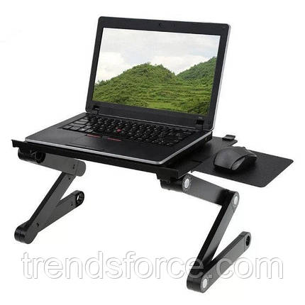 Стіл для ноутбука з охолодженням Laptop Talble T8 150125, фото 2