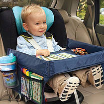 Столик дитячий для автокрісла в авто Play n Snack Tray рожевий 182978, фото 2