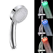 Лійка насадка для душу з сильним напором Led Shower 3 color 149584, фото 2