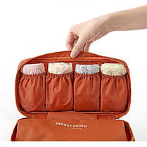 Сумка-органайзер для білизни і косметики Monopoly Travel Underwear Pouch помаранчевий 149769, фото 3