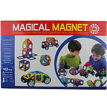 Магнітний конструктор на 40 деталей Magical Magnet 132441, фото 2