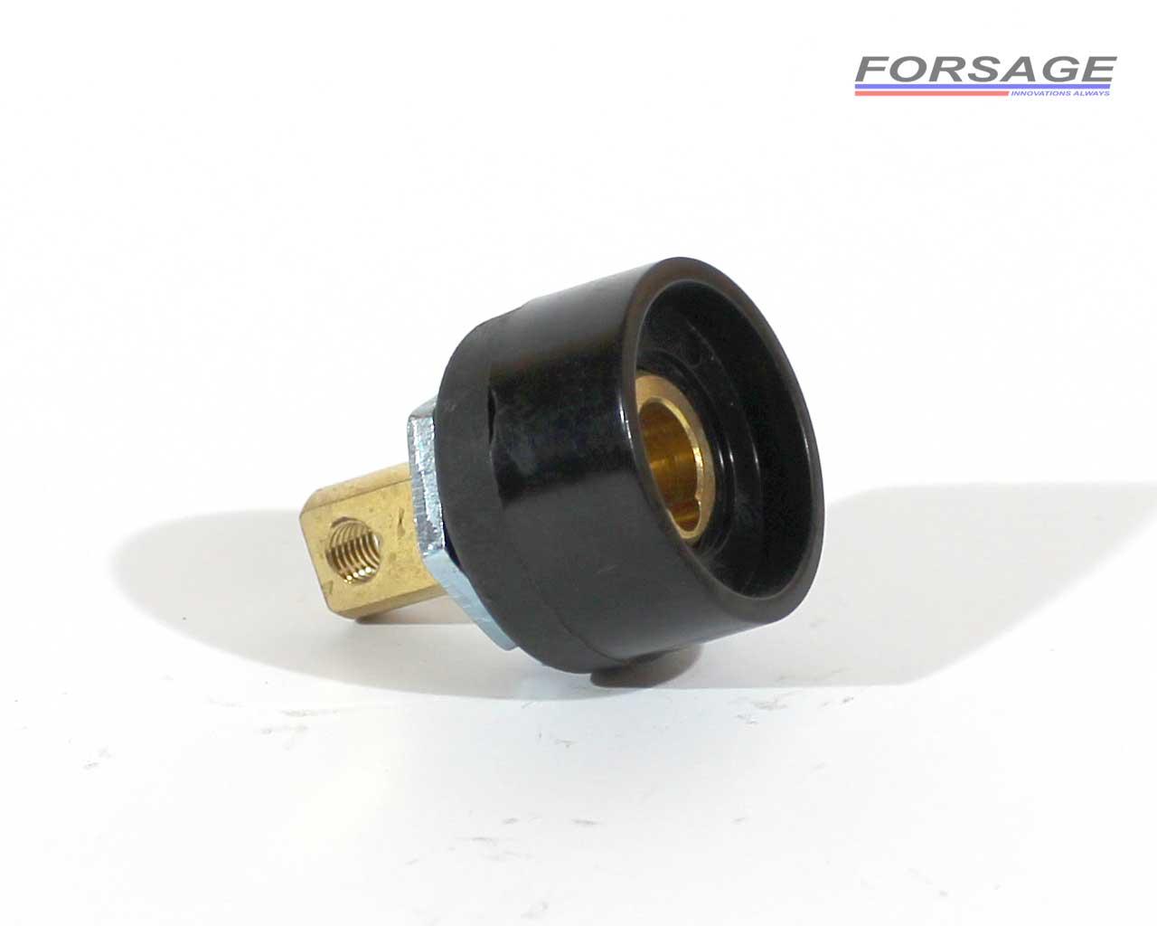 Панельне гніздо зварювальне 10-25 мм2 бокове підключення, фото 1