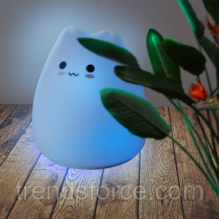 Дитячий нічник сенсорний світильник Light Cat 150039, фото 2