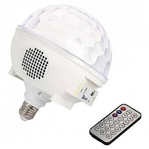 Диско куля в патрон Gbx Led Crystal magic ball light E27 997 BT Bluetooth 179794, фото 2